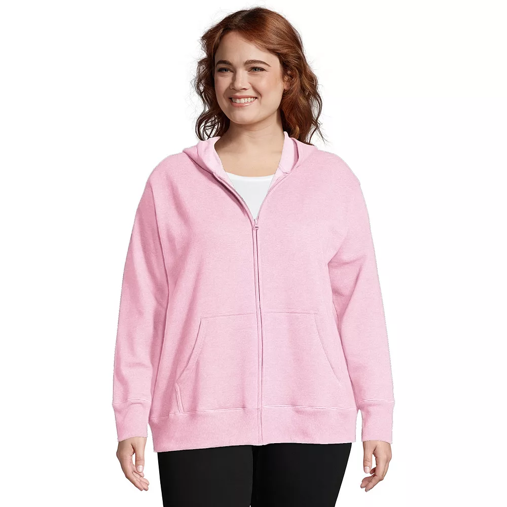 Plus Size Just My Size Zip-Up Fleece Jacket - Image 3