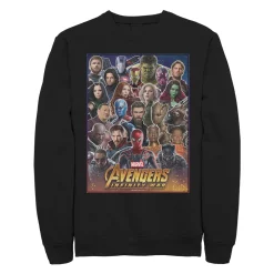 Juniors' Avengers Infinity Poster Group Sweatshirt