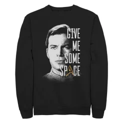 Juniors' Star Trek The Original Series Kirk Give Me Some Space Crew Sweatshirt