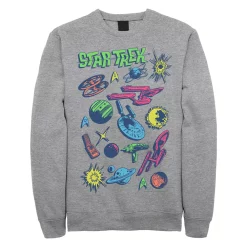 Juniors' Star Trek The Original Series Comic Pop Crew Sweatshirt