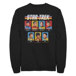 Juniors' Star Trek The Original Series Rainbow Group Shot Crew Sweatshirt