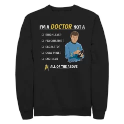 Juniors' Star Trek The Original Series A Doctor Crew Sweatshirt