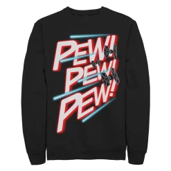 Juniors Star Wars Pew Pew Pew Crew Fleece