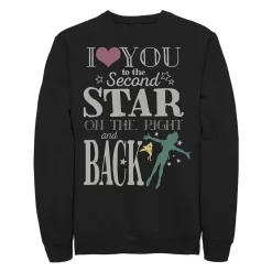 Juniors Peter Pan Love You To The Star Crew Fleece