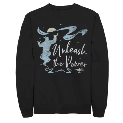 Juniors' Disney's Aladdin Genie Unleash The Power Fleece Sweater