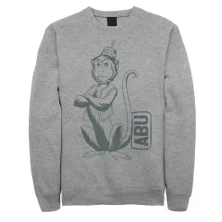 Juniors' Disney's Aladdin Abu Side Kick Fleece Sweater
