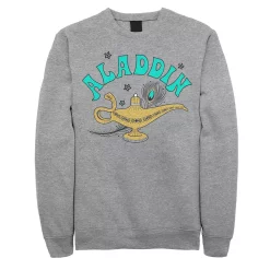 Juniors' Aladdin Genie Lamp Crewneck Sweatshirt