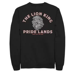 Juniors' Disney's The Lion King Pride Lands Logo Fleece Sweater