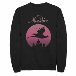 Juniors' Disney's Aladdin Magic Carpet Ride Retro Sunset Fleece Sweater