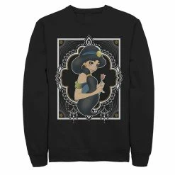 Juniors' Disney's Aladdin Jasmine Geometric Frame Graphic Sweatshirt