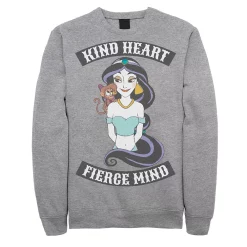 Juniors' Disney's Aladdin Jasmine "Kind Heart Fierce Mind" Graphic Sweatshirt