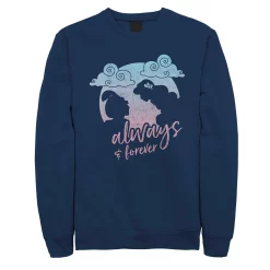 Juniors' Disney's Aladdin "Always & Forever" Graphic Sweatshirt