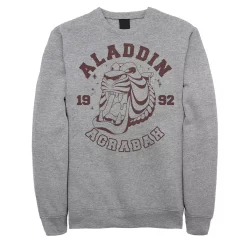 Juniors' Disney's Aladdin Agrabah Cave Of Wonders Jersey Style Fleece Sweatshirt