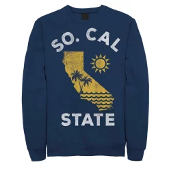 Juniors' "So. Cal State" California Fleece Graphic Top