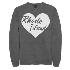 Juniors' Rhode Island Heart Graphic Sweatshirt