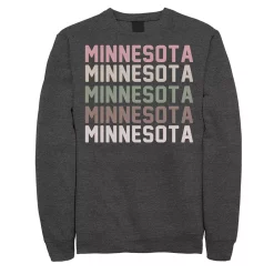 Juniors' Minnesota Stack Graphic Sweatshirt