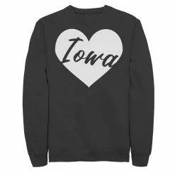 Juniors' Iowa Heart Graphic Fleece Sweatshirt