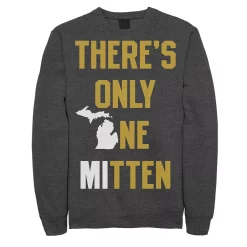Juniors' Fifth Sun "There's Only One Mitten" Michigan Fleece Top