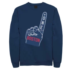 Juniors' Fifth Sun Boston #1 Foam Finger Fleece Sweatshirt