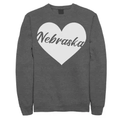 Juniors' Fifth Sun Nebraska Heart Fleece