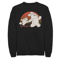 Juniors' Disney Pixar Toy Story 4 Juniors' Ducky & Bunny "Lets Kick It" Sweatshirt