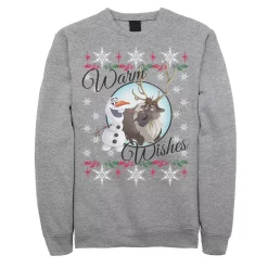 Juniors Frozen Olaf Sven Warm Wishes Fleece