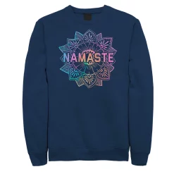 Juniors' Fifth Sun "Namaste" Neon Lotus Flower Fleece