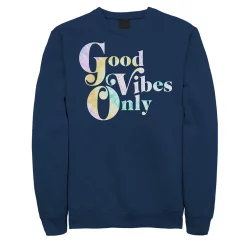 Juniors' Fifth Sun Good Vibes Only Tie Dye Fleece