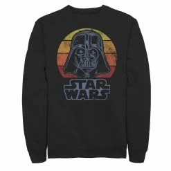 Juniors' Star Wars Darth Vader Retro Striped Portrait Fleece
