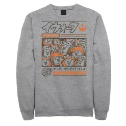 Juniors' Star Wars Ewok Kanji Sketch Panel Fleece