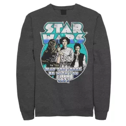Juniors' Star Wars Vintage Circle Portrait Logo Fleece