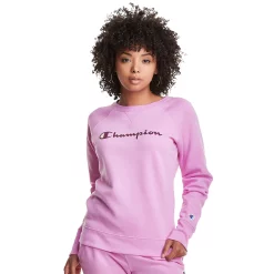 Women's Champion® Powerblend Fleece Boyfriend Sweatshirt -Vans Shop 4010308 Paper Orchid