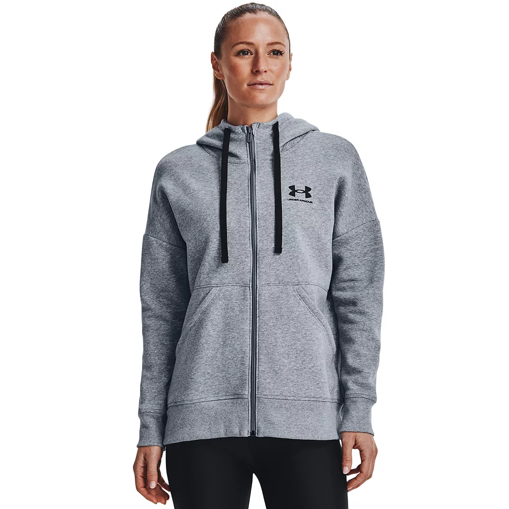 Women's Under Armour Rival Fleece Full-Zip Hoodie 2 Women's Under Armour Rival Fleece Full-Zip Hoodie - Image 2
