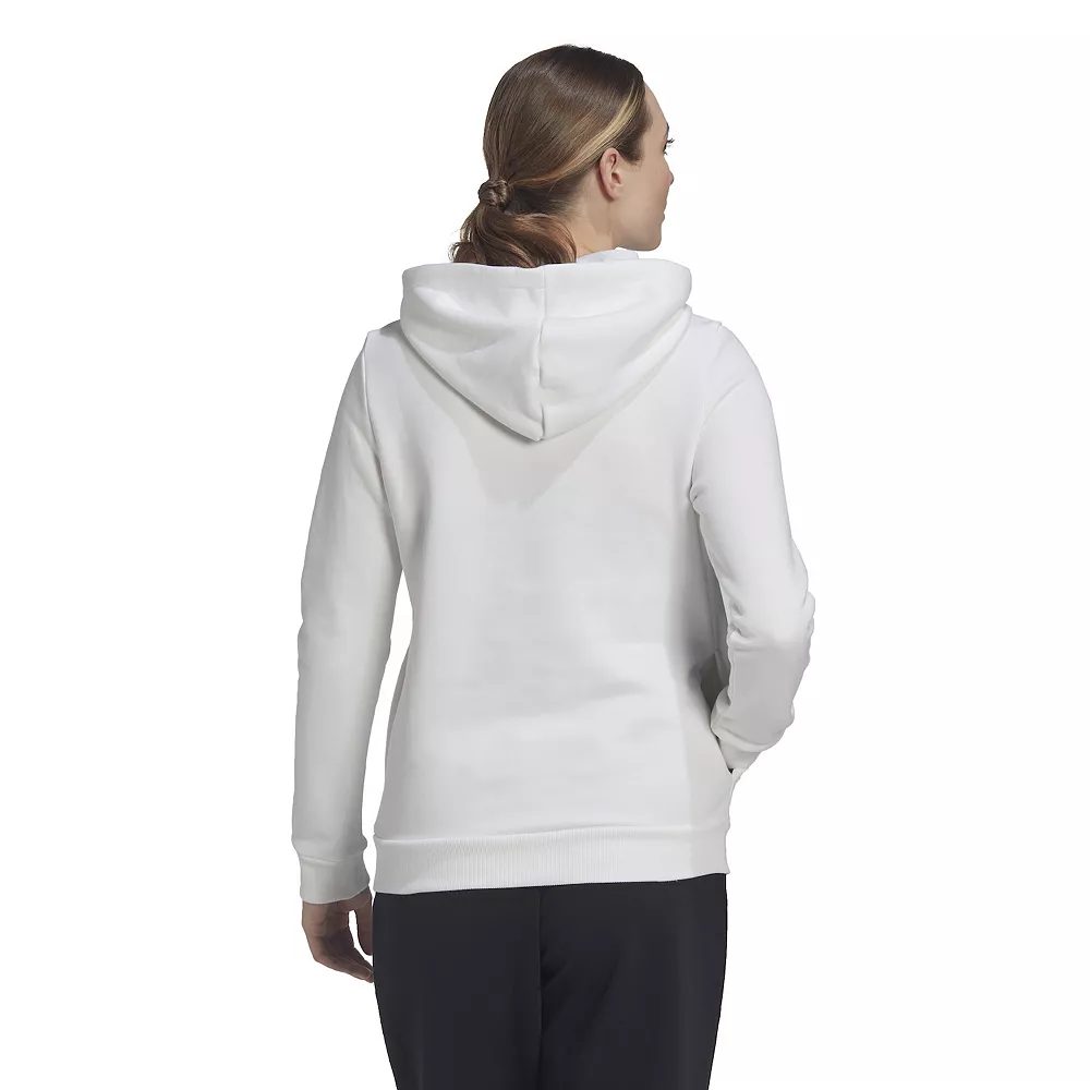 Women's adidas Essentials Logo Fleece Hoodie 8 Women's adidas Essentials Logo Fleece Hoodie - Image 8