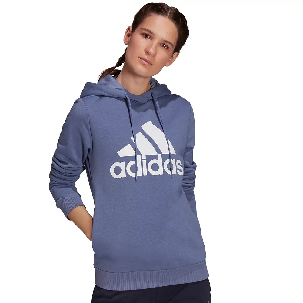 Women's adidas Essentials Logo Fleece Hoodie 3 Women's adidas Essentials Logo Fleece Hoodie - Image 3