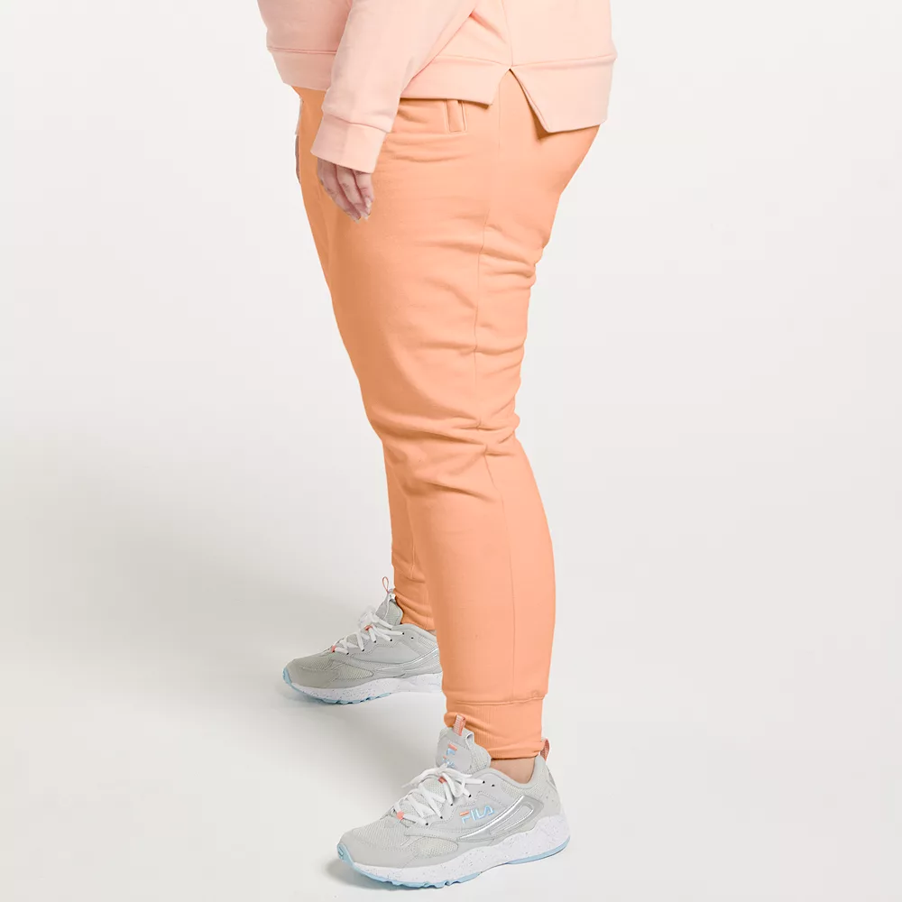 Plus Size FLX Embrace High-Waisted Banded-Bottom Sweatpants