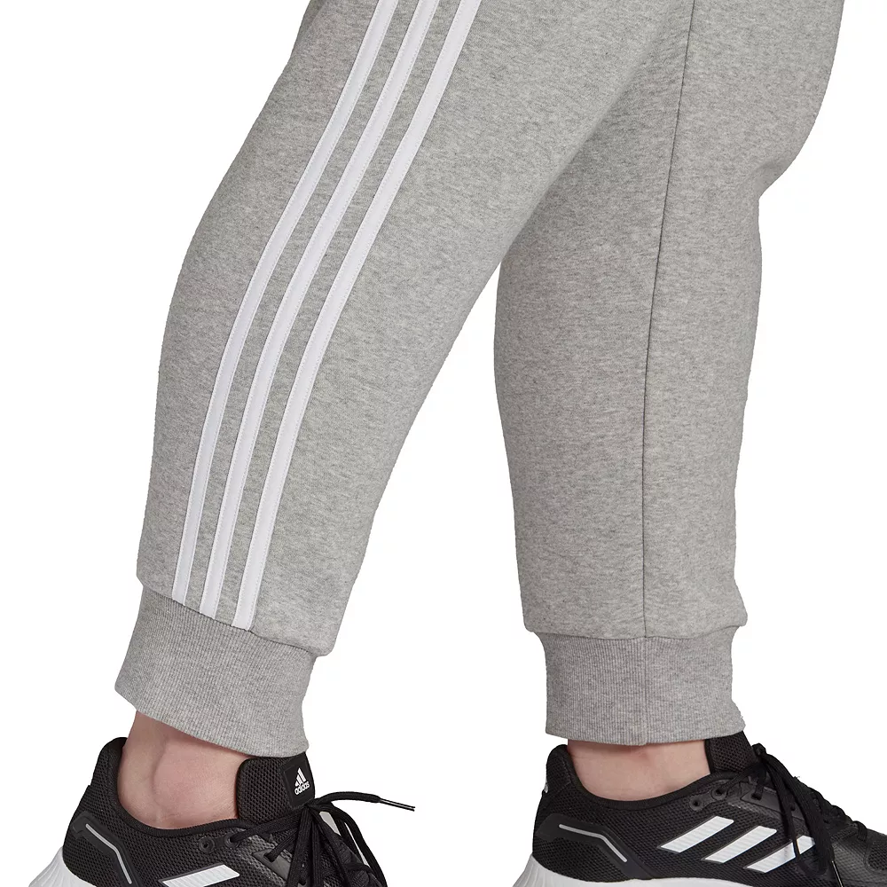 Plus Size adidas 3-Stripe Fleece Joggers - Image 6