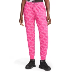 Women's Nike Sportswear Essentials Printed Fleece Midrise Pants 9 Women's Nike Sportswear Essentials Printed Fleece Midrise Pants -Vans Shop 5267093 Active Pink