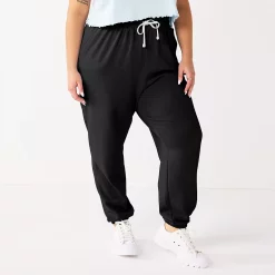 Juniors' Plus Size SO® Favorite Jogger 13 Juniors' Plus Size SO® Favorite Jogger -Vans Shop 5268199 Black