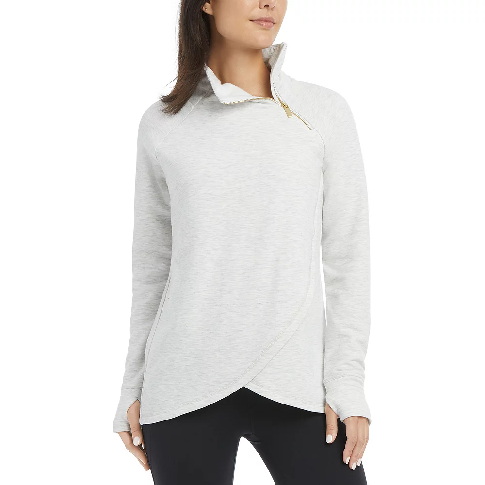 Women's Jockey Sport® Asymmetrical Fleece Pullover - Image 4