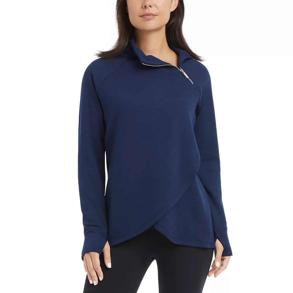 Women's Jockey Sport® Asymmetrical Fleece Pullover - Image 5