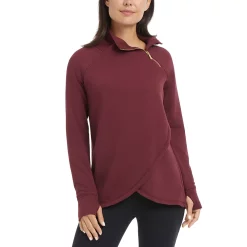 Women's Jockey Sport® Asymmetrical Fleece Pullover