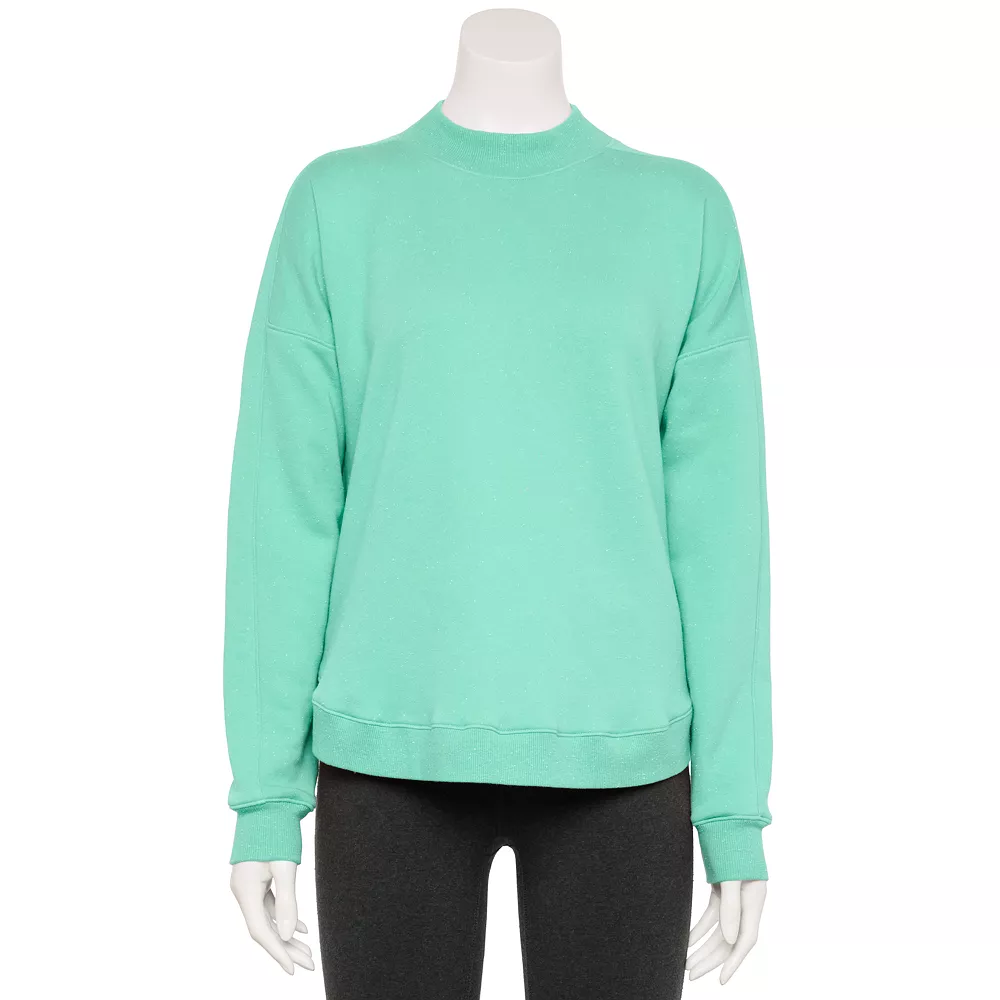 Women's Tek Gear® Ultrasoft Fleece Mockneck Sweatshirt - Image 6