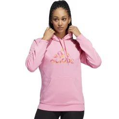 Women's adidas Badge Of Sport 2-Tone Graphic Hoodie 11 Women's adidas Badge Of Sport 2-Tone Graphic Hoodie -Vans Shop 5531564 Bliss Pink