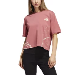 Women's adidas Holiday Fleece Graphic Crop Top 12 Women's adidas Holiday Fleece Graphic Crop Top -Vans Shop 5577958 ALT4