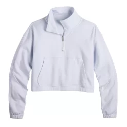 Women's FLX Embrace Quarter-Zip French Terry Sweatshirt -Vans Shop 5580829 ALT2
