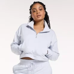 Women's FLX Embrace Quarter-Zip French Terry Sweatshirt -Vans Shop 5580829 Cool Daisy