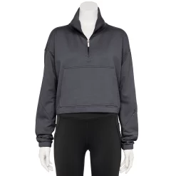 Women's FLX Embrace Quarter-Zip French Terry Sweatshirt -Vans Shop 5580829 Plum Sherry