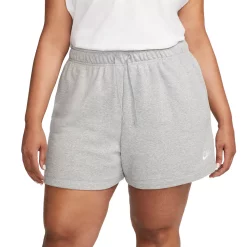Plus Size Nike Club Fleece Shorts 13 Plus Size Nike Club Fleece Shorts -Vans Shop 5580967 Gray Heather