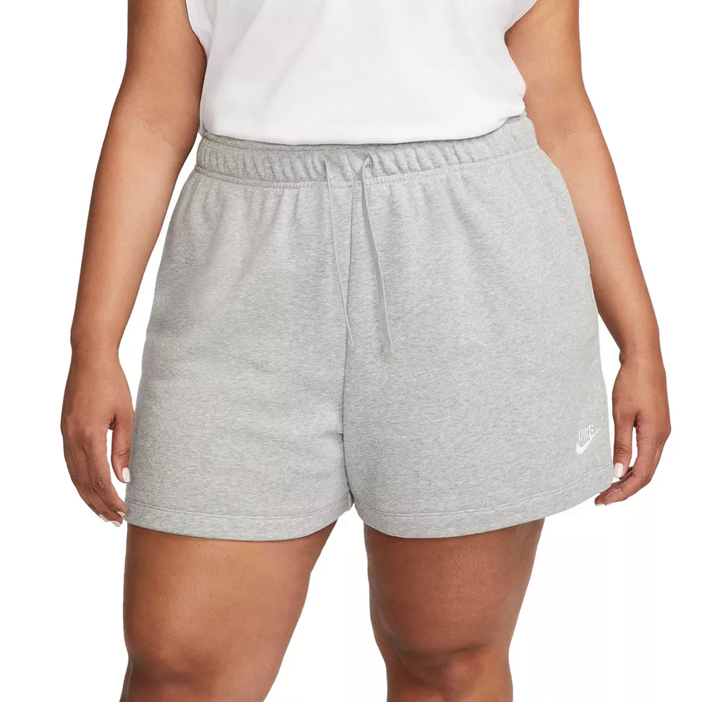 Plus Size Nike Club Fleece Shorts 3 Plus Size Nike Club Fleece Shorts - Image 3